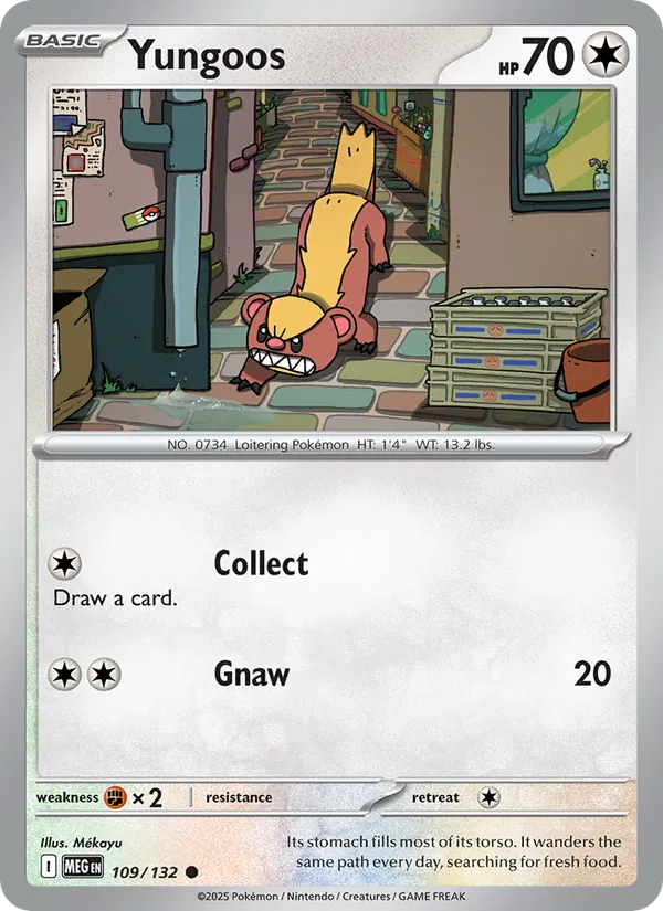 Yungoos — 109/132 — Mega Evolution