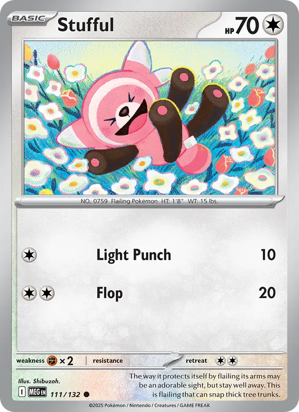 Stufful — 111/132 — Mega Evolution