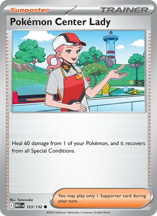 Pokémon Center Lady — 123/132 — Mega Evolution