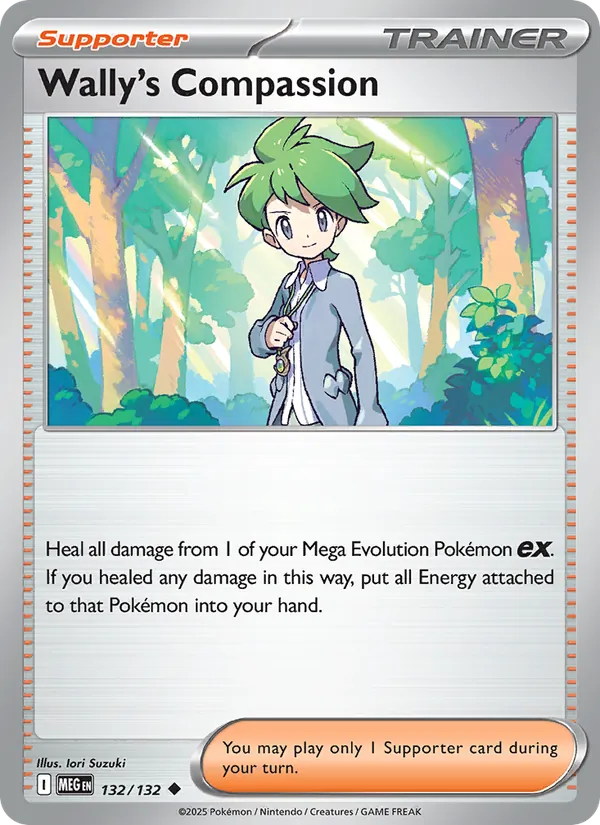 Wally's Compassion — 132/132 — Mega Evolution