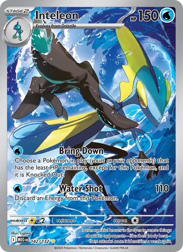 Inteleon — 142/132 — Mega Evolution