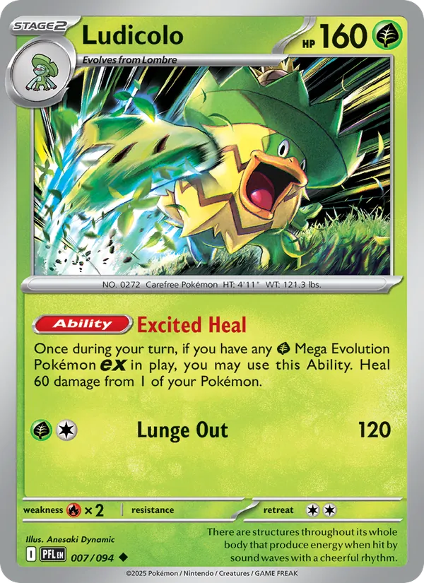 Ludicolo 007/94 — Phantasmal Flames