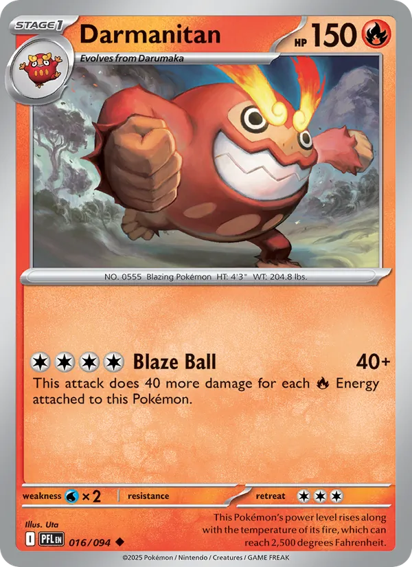 Darmanitan 016/94 — Phantasmal Flames