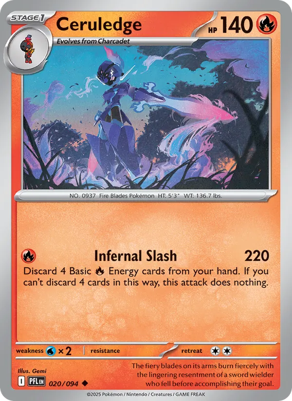 Ceruledge 020/94 — Phantasmal Flames