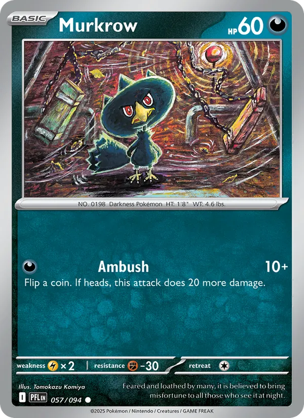 Murkrow 057/94 — Phantasmal Flames