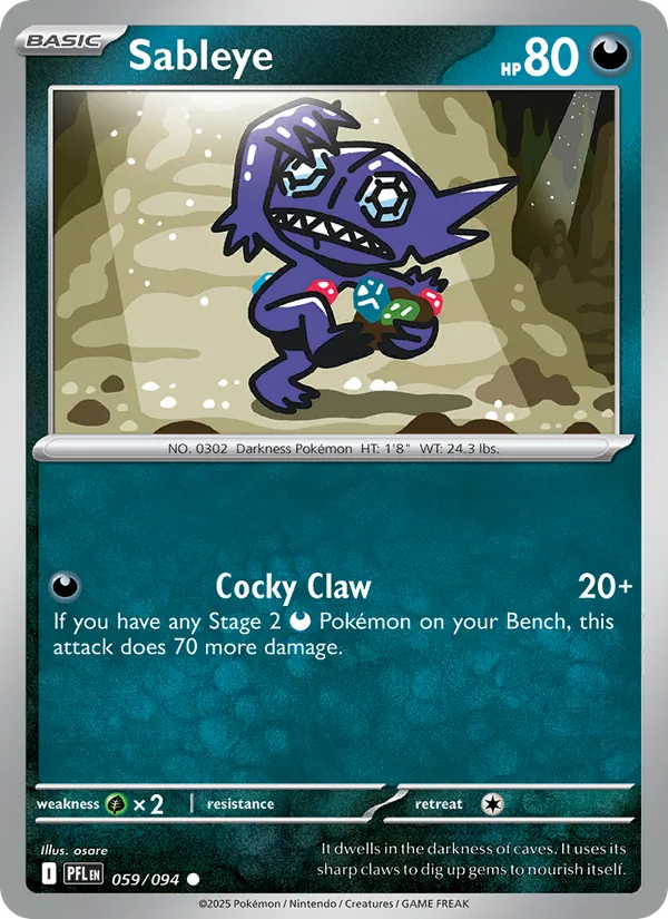 Sableye 059/94 — Phantasmal Flames