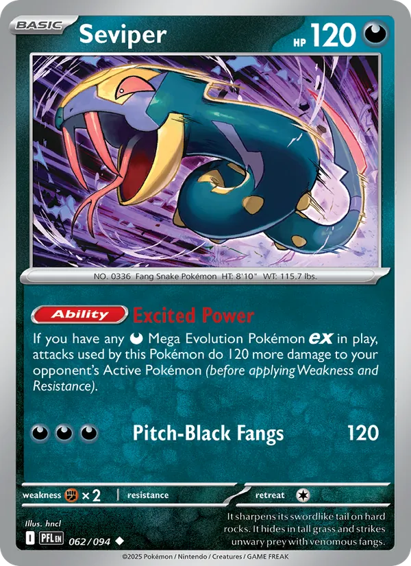 Seviper 062/94 — Phantasmal Flames