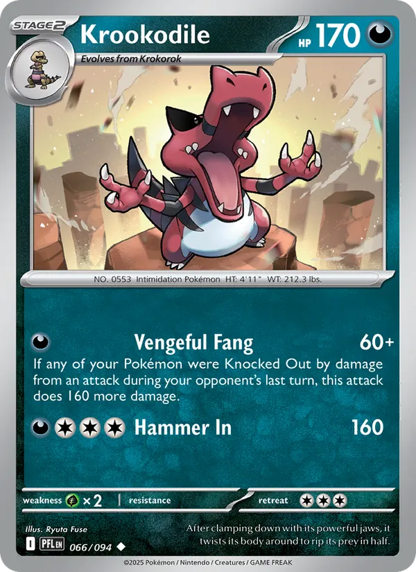 Krookodile 066/94 — Phantasmal Flames
