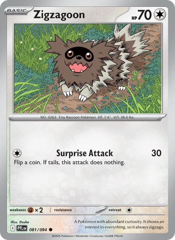 Zigzagoon 081/94 — Phantasmal Flames