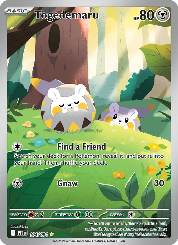 Togedemaru 104/94 — Phantasmal Flames