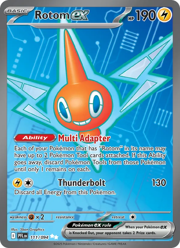 Rotom ex 111/94 — Phantasmal Flames
