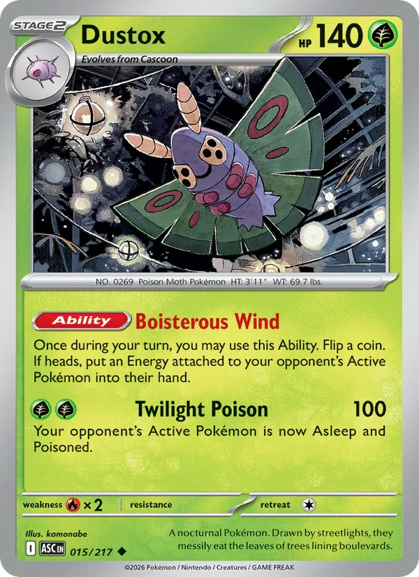 Dustox 015/217 — Ascended Heroes