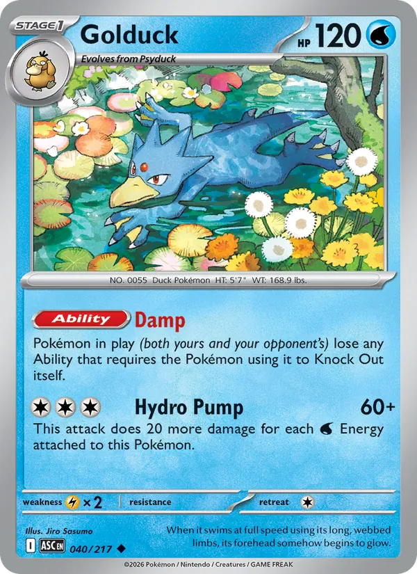 Golduck 040/217 — Ascended Heroes