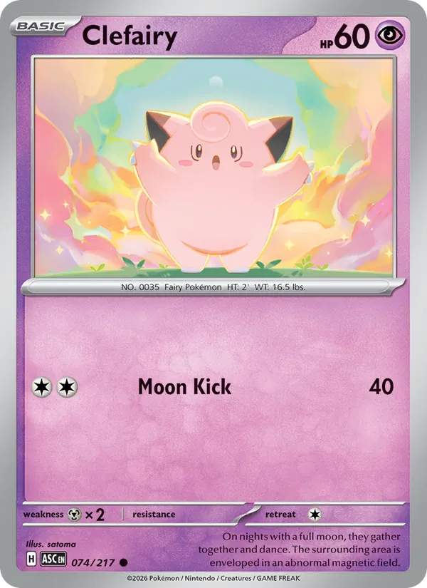 Clefairy 074/217 — Ascended Heroes