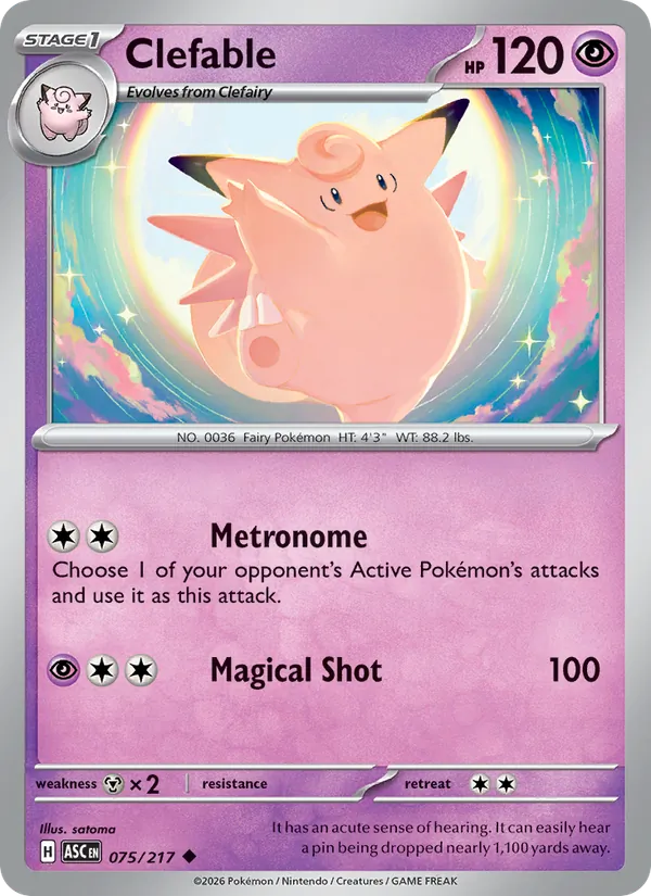 Clefable 075/217 — Ascended Heroes
