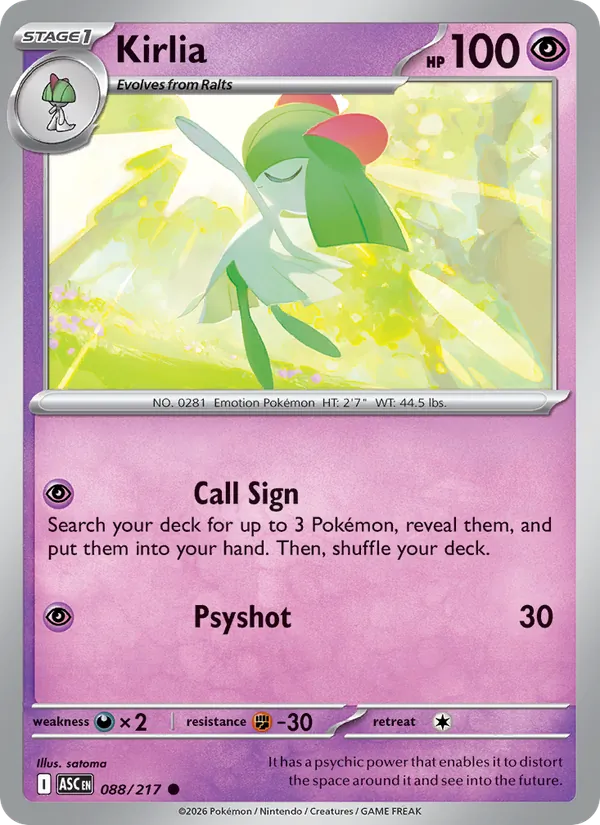 Kirlia 088/217 — Ascended Heroes