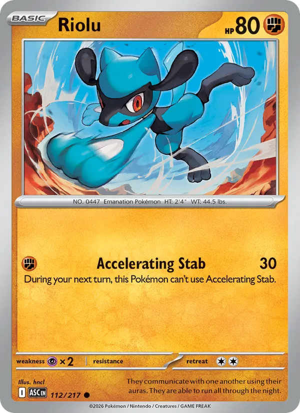Riolu 112/217 — Ascended Heroes