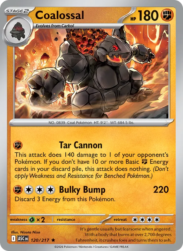 Coalossal 120/217 — Ascended Heroes