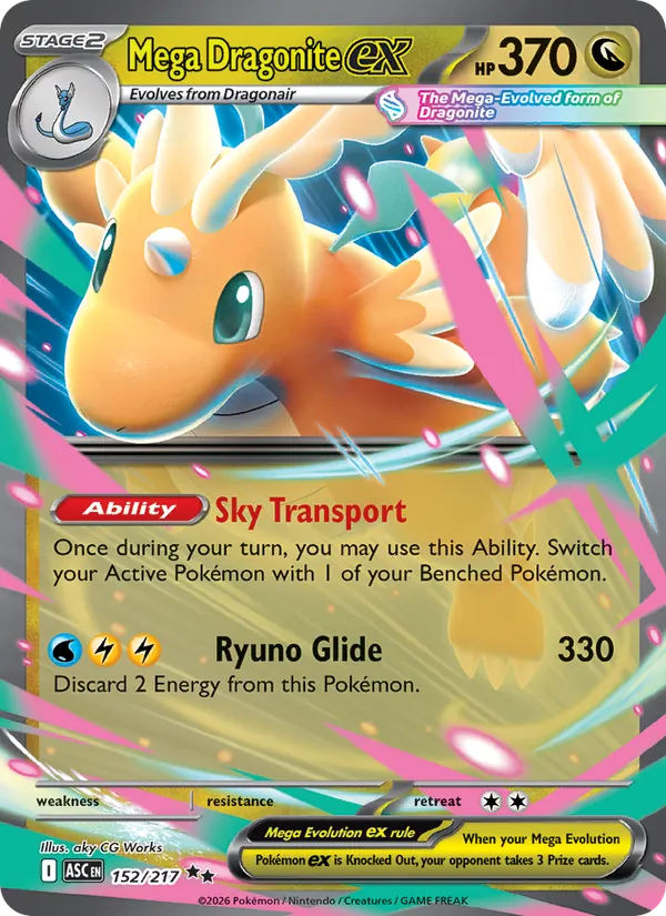 Mega Dragonite ex 152/217 — Ascended Heroes