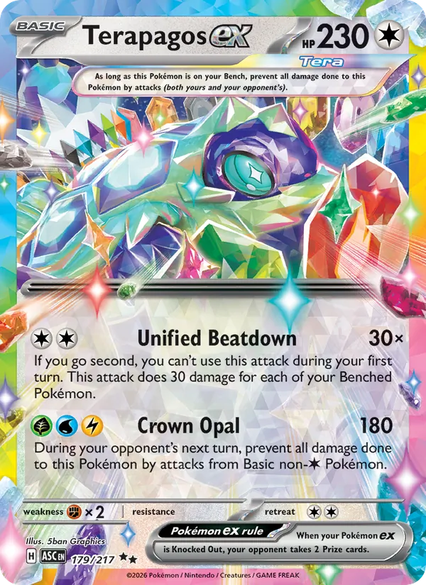 Terapagos ex 179/217 — Ascended Heroes