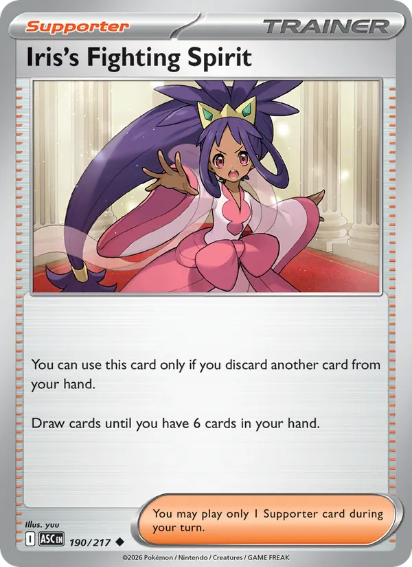 Iris's Fighting Spirit 190/217 — Ascended Heroes