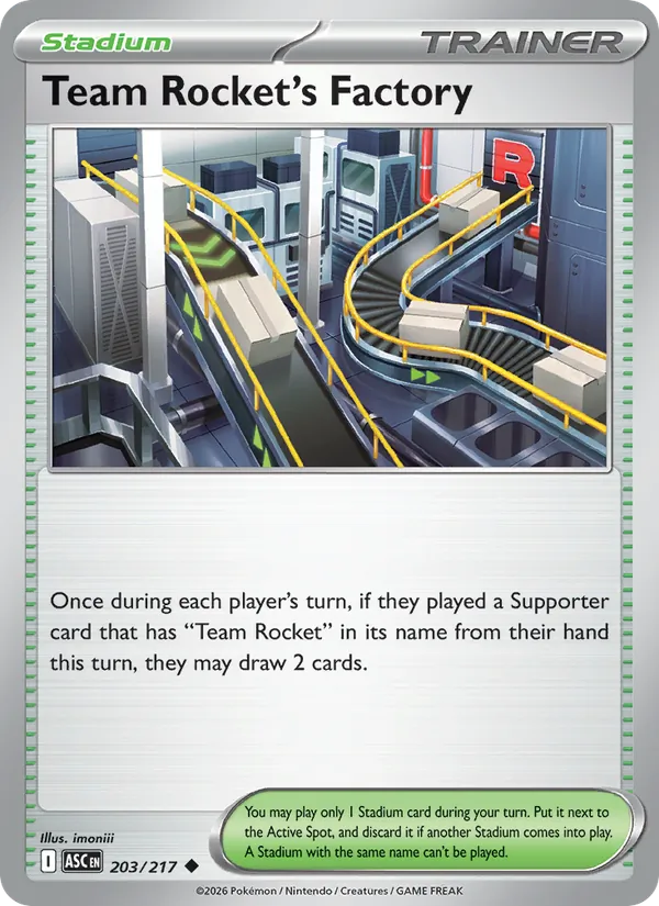 Team Rocket's Factory 203/217 — Ascended Heroes