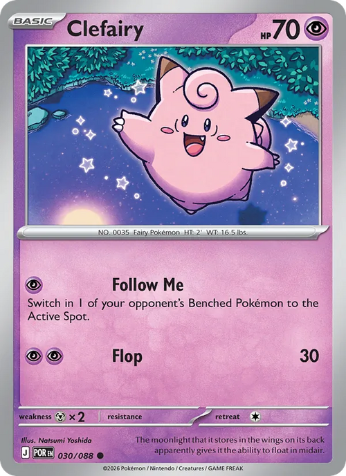 Clefairy 030/88 — Perfect Order