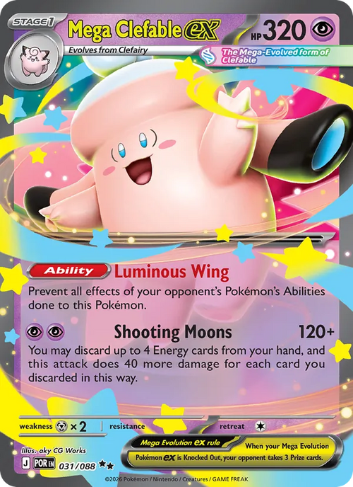 Mega Clefable ex 031/88 — Perfect Order