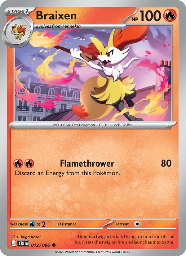 Braixen 012/86 — Chaos Rising