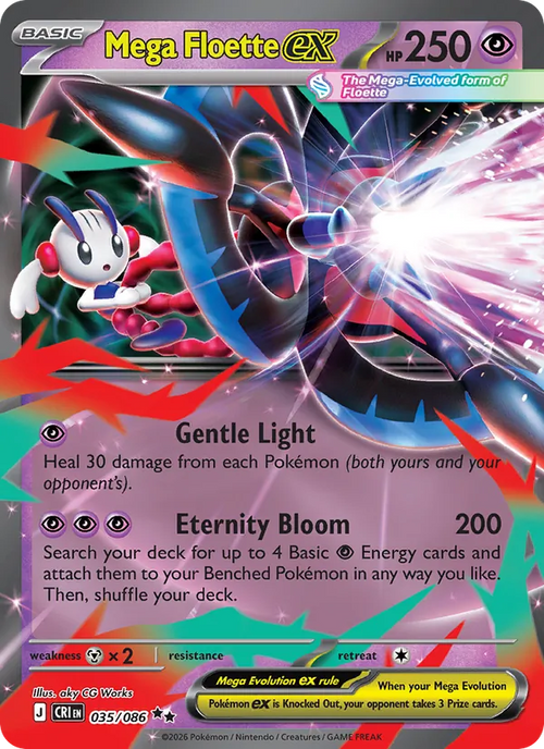 Mega Floette ex 035/86 — Chaos Rising