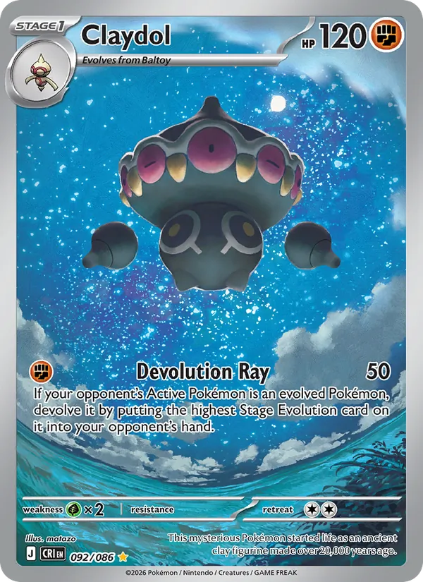 Claydol 092/86 — Chaos Rising