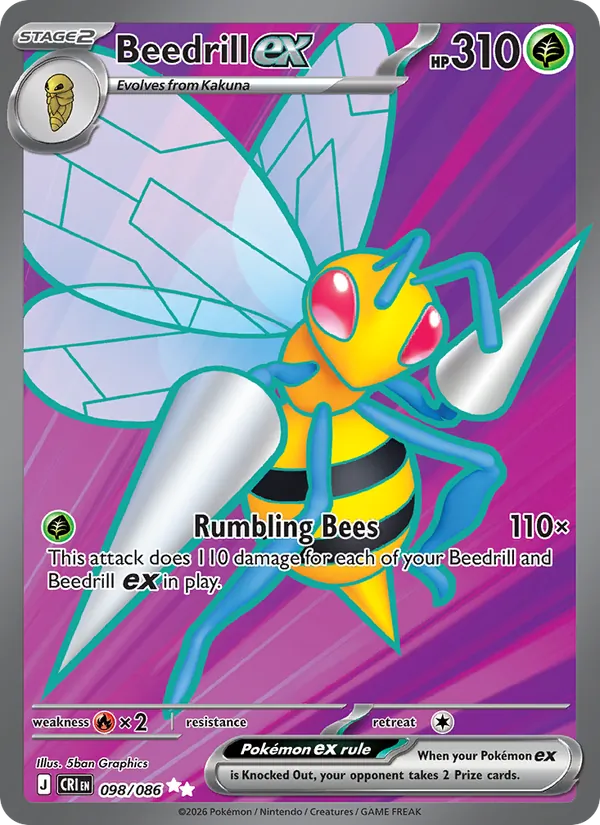 Beedrill ex 098/86 — Chaos Rising