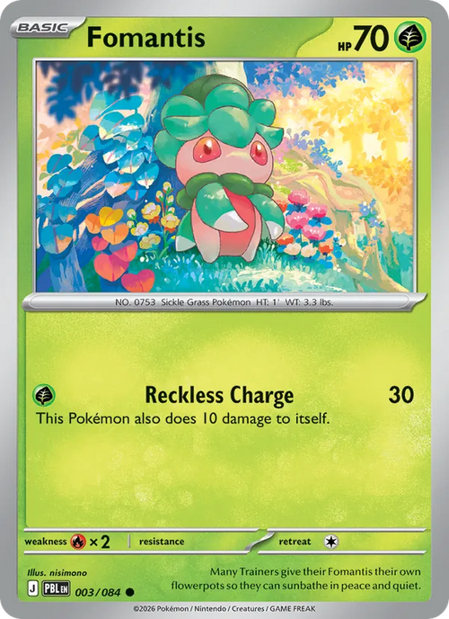 Fomantis 003/84 — Pitch Black