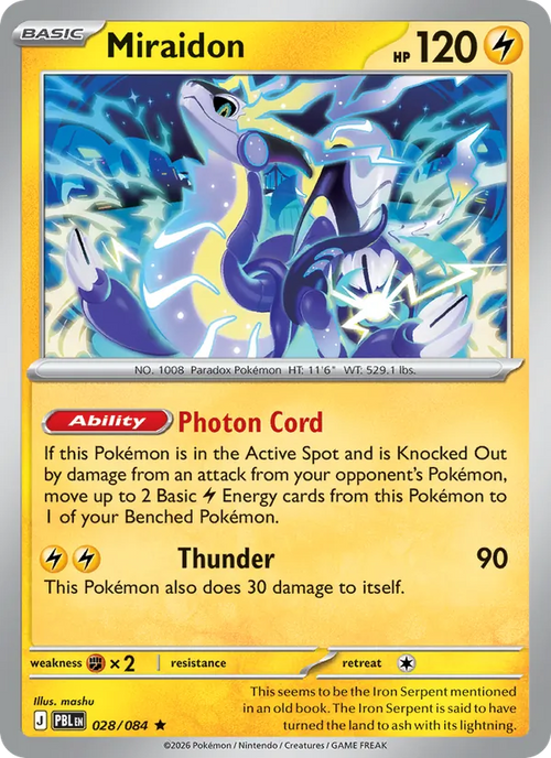 Miraidon 028/84 — Pitch Black