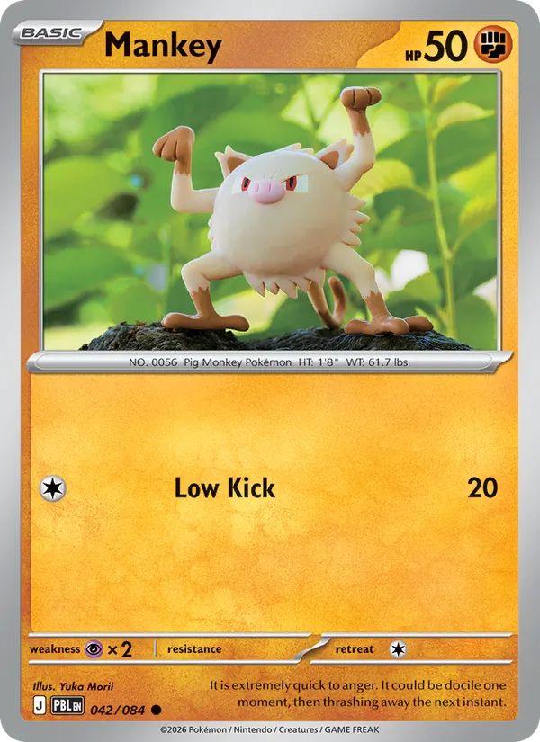 Mankey 042/84 — Pitch Black