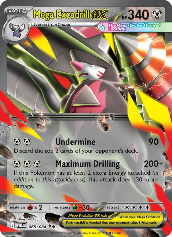 Mega Excadrill ex 065/84 — Pitch Black