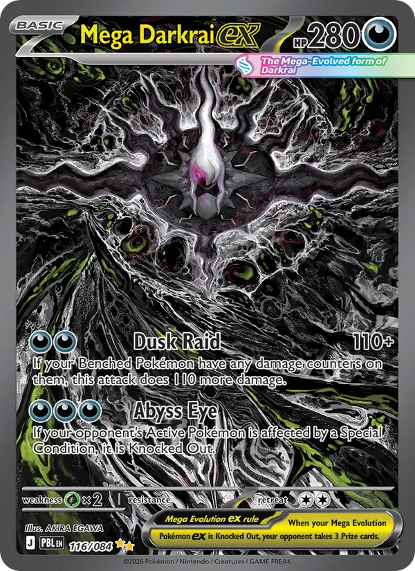 Mega Darkrai ex 116/84 — Pitch Black