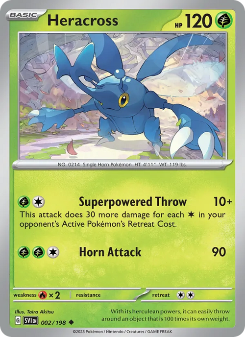Heracross 002/198 — Scarlet & Violet