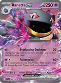 Banette ex 088/198 — Scarlet & Violet