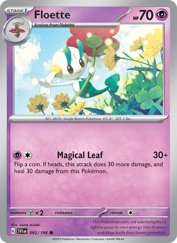 Floette 092/198 — Scarlet & Violet