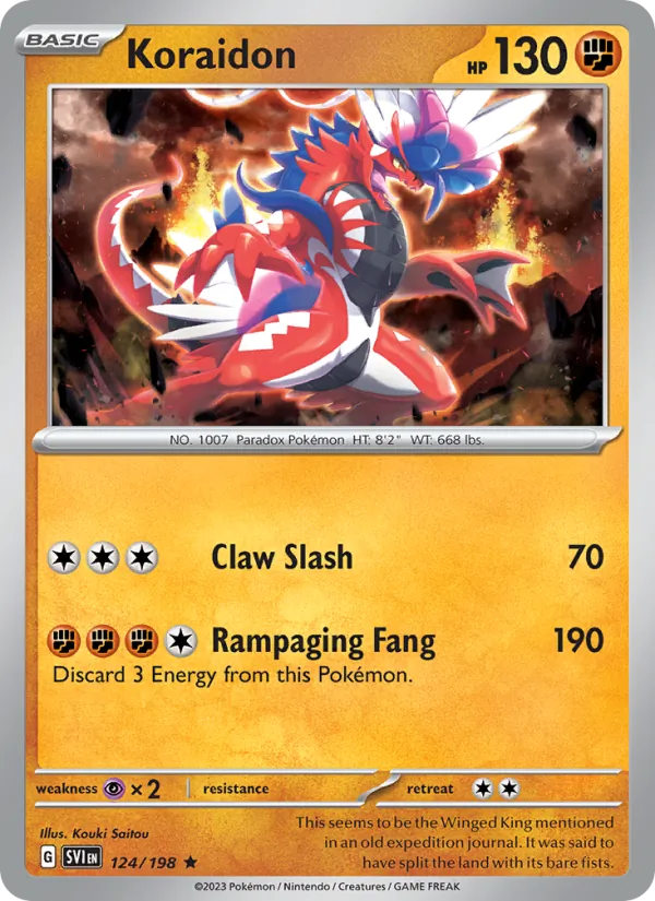 Koraidon 124/198 — Scarlet & Violet