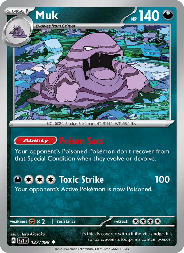 Muk 127/198 — Scarlet & Violet