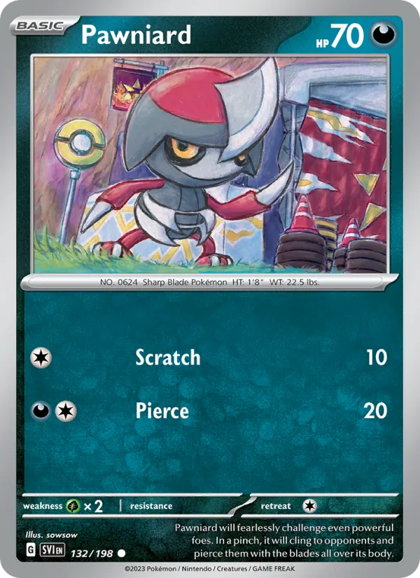 Pawniard 132/198 — Scarlet & Violet