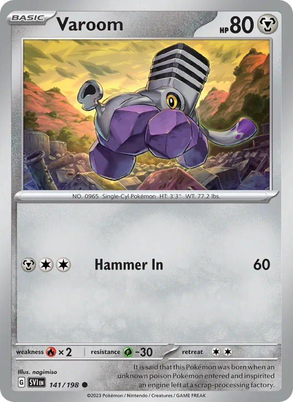 Varoom 141/198 — Scarlet & Violet