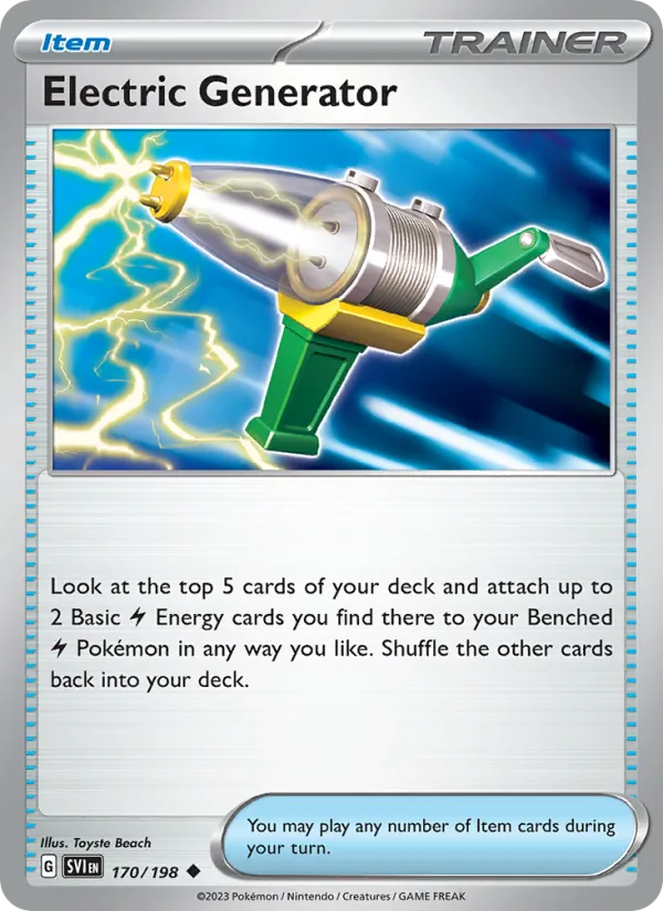 Electric Generator 170/198 — Scarlet & Violet