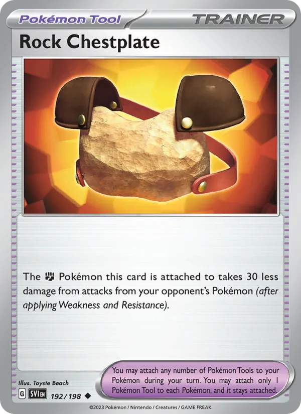 Rock Chestplate 192/198 — Scarlet & Violet