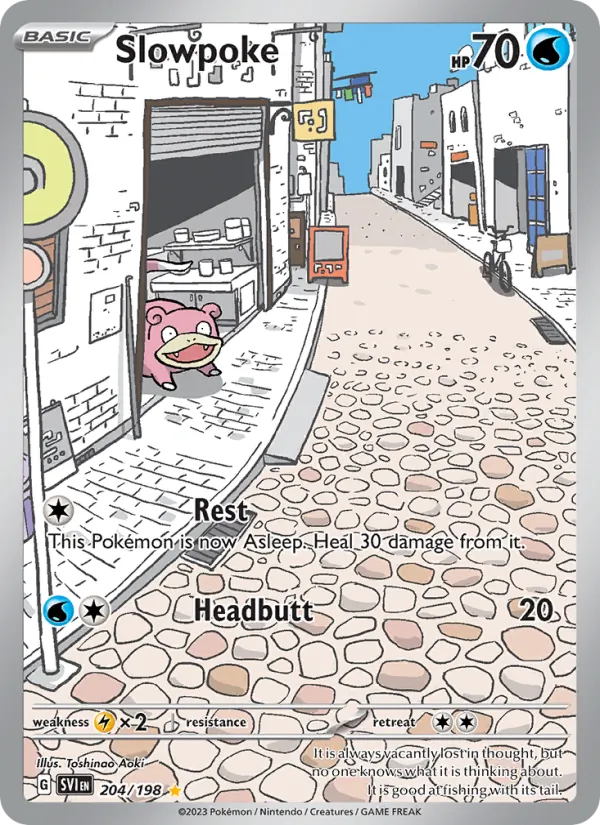 Slowpoke 204/198 — Scarlet & Violet