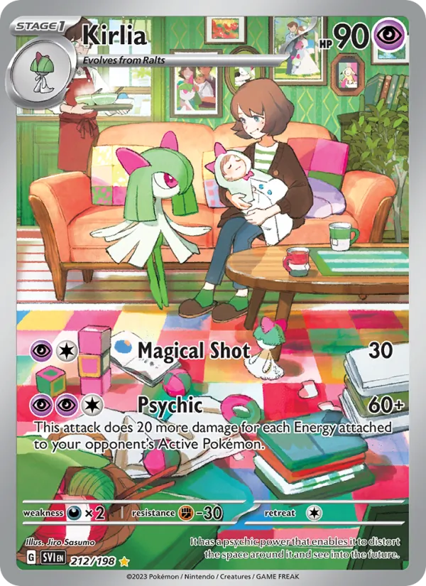 Kirlia 212/198 — Scarlet & Violet