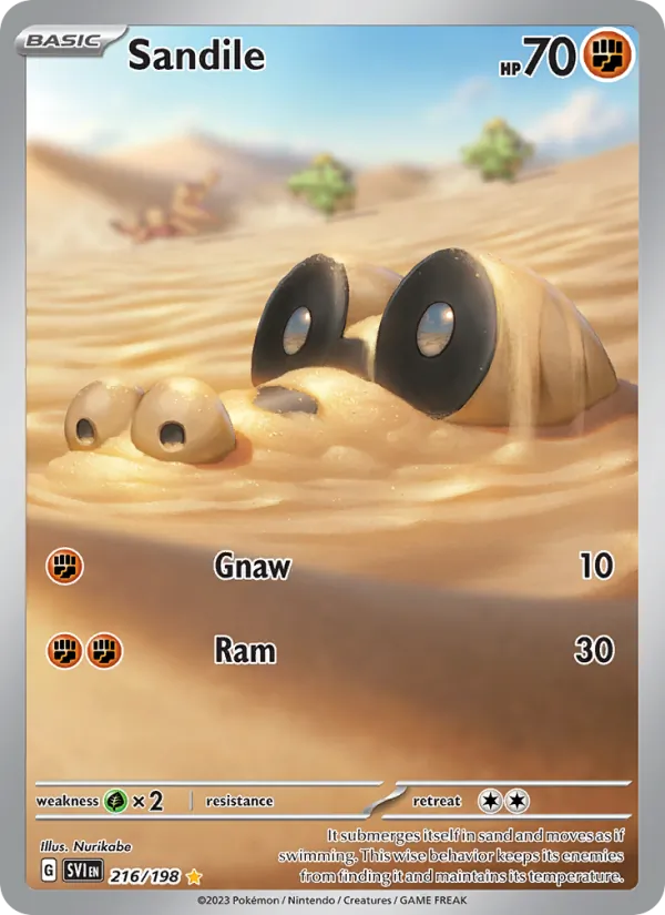 Sandile 216/198 — Scarlet & Violet