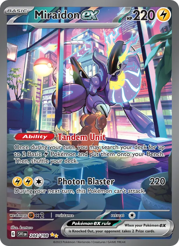 Miraidon ex 244/198 — Scarlet & Violet
